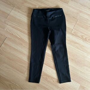 d. jeans Black Skinny Leg Pull on Dress Pants 6P